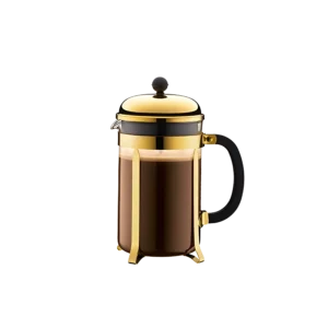 Cafetera Francesa Embolo Bodum Chambortd Oro 12 Pocillos