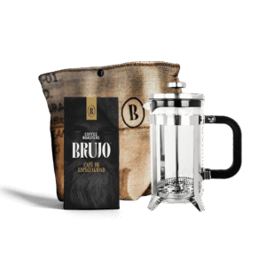 Combo Regalo: Cafetera Francesa + Café de Especialidad + Bolsa de Tela