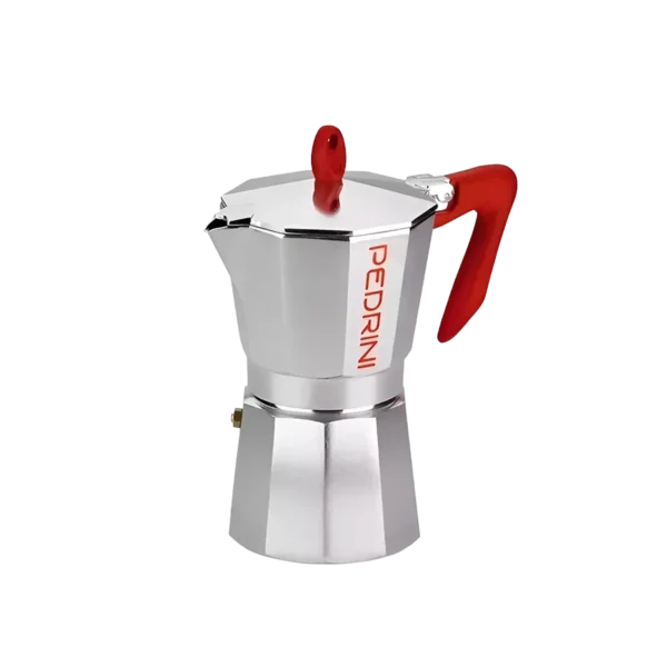 Cafetera Italiana Moka Pedrini Aluminio 3 Tazas