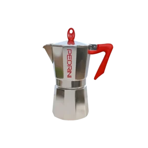 Cafetera Italiana Moka Pedrini Aluminio 9 Tazas