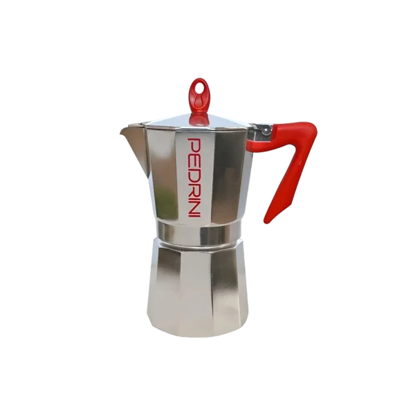 Cafetera Italiana Moka Pedrini Aluminio 9 Tazas